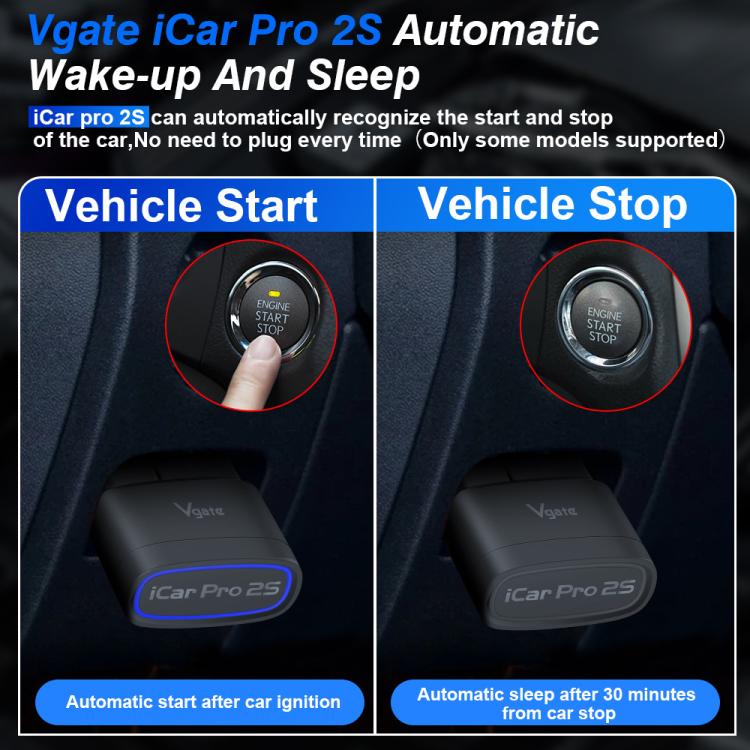 Vgate 3Mbps Sleep Wireless Wake Up OBD2 Bluetooth 5.3