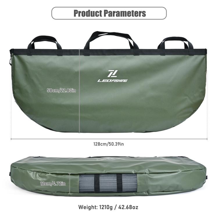 LEO 28351 Large Fish Carrying Bag Con Asas Reforzadas