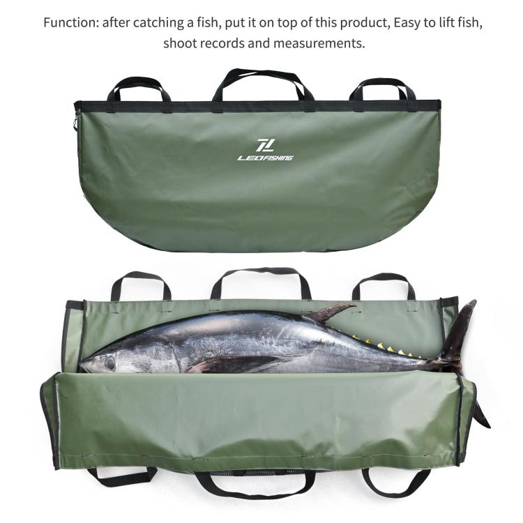 LEO 28351 Large Fish Carrying Bag Con Asas Reforzadas