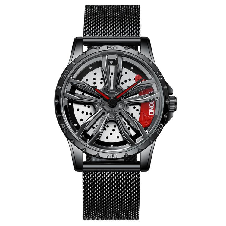 BINBOND D001 Reloj Rueda Giratoria 3D Cuarzo Clásico