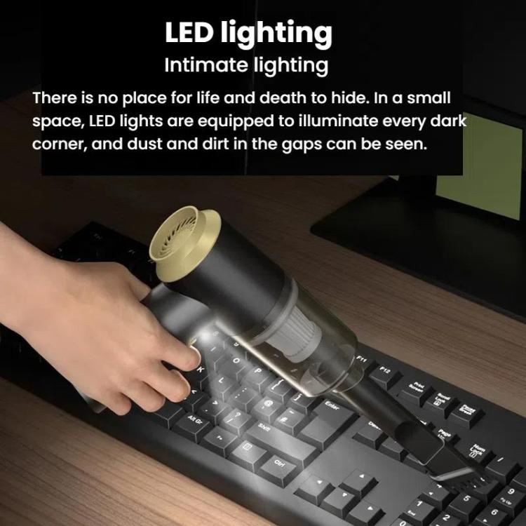 JRC Aspiradora Portátil Inalámbrica Teclado 120W 100000Pa