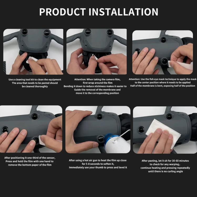 CQT DJI Mavic 4 Pro Protector Lente Sensor Nano Transparente