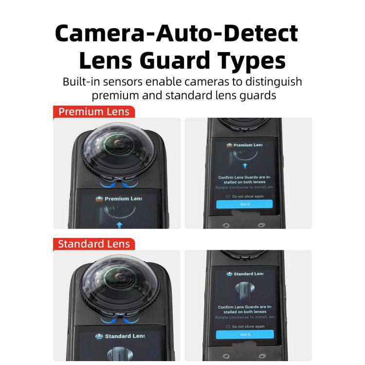 Insta360 X5 Protector de Lente Antirayaduras Premium