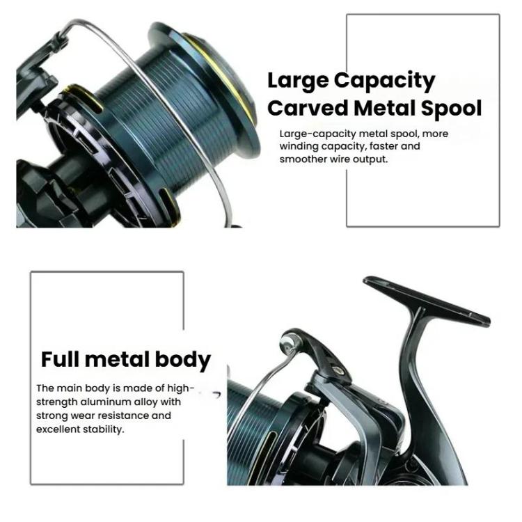 Daiwa ZB47 Carrete Baitcasting Cuerpo Metálico Surf Casting