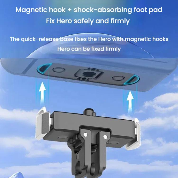 GoPro HERO13 Black HEPAIL AC67 Magnetic Quick Release Base