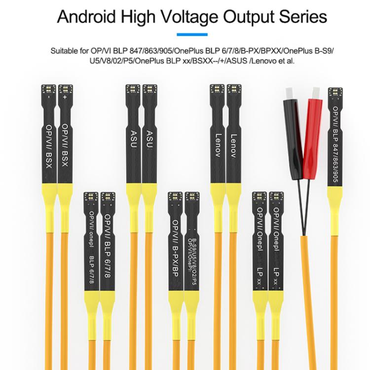 TechRepair Android 8V Alto Voltaje Cable De Encendido Móvil