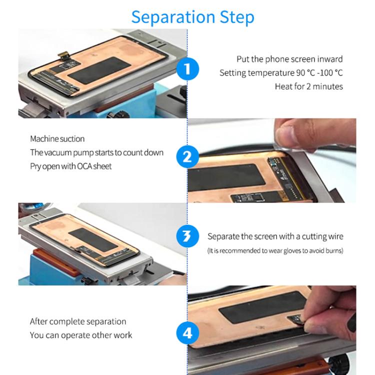 TechEase TWS360 Separador De Pantallas Rotación 360