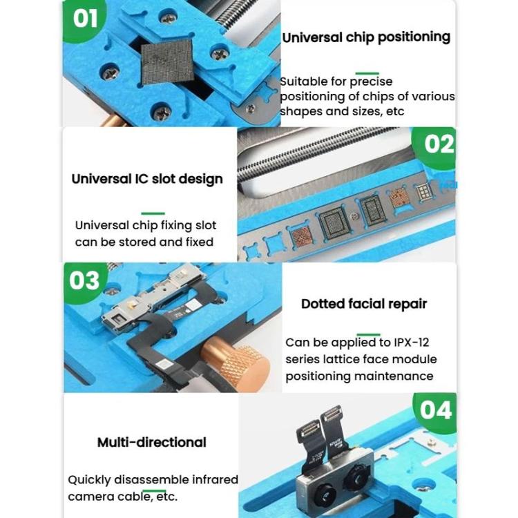 FixTech Dispositivo De Fijación Placa Base Doble Pista