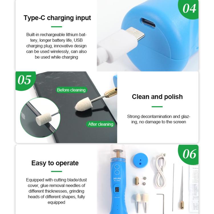 GluFix V2 Máquina Desmontaje Pantallas Despegue Preciso