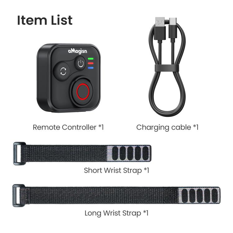 AMagisn Remoto Bluetooth 50m Para Insta360 GoPro Cámaras