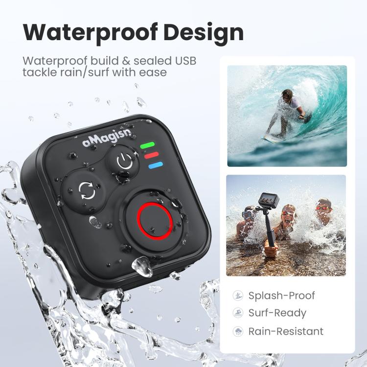 AMagisn Remoto Bluetooth 50m Para Insta360 GoPro Cámaras