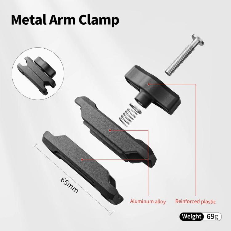 aMagisn Abrazadera Brazo Montaje Base Adhesiva Para Cámaras