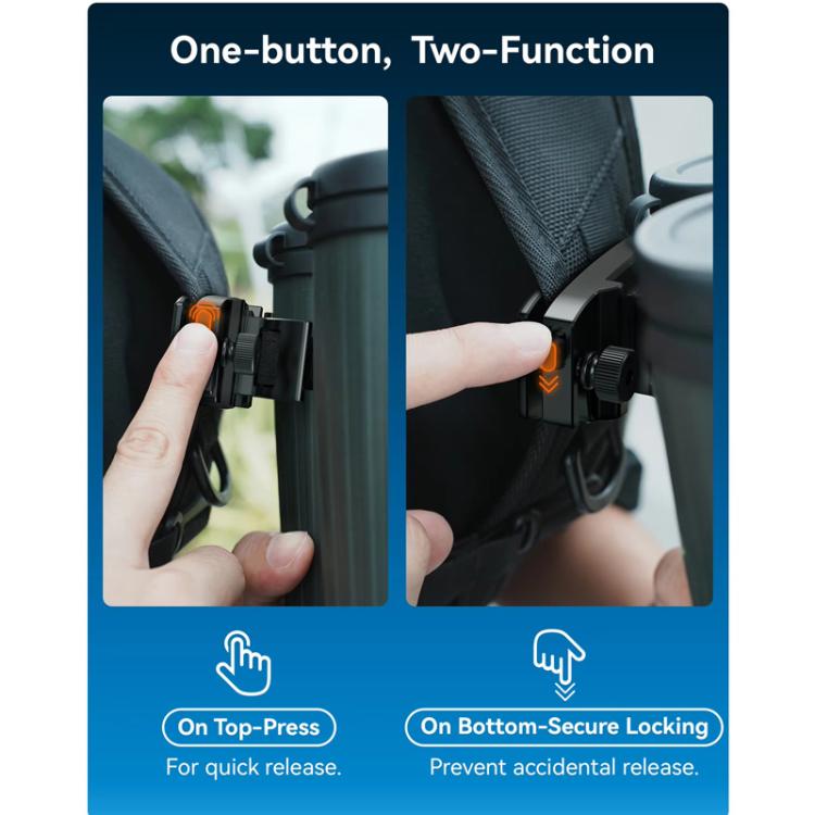 APEXEL BinoClamp Pro Montaje Binoculares 360 Grados