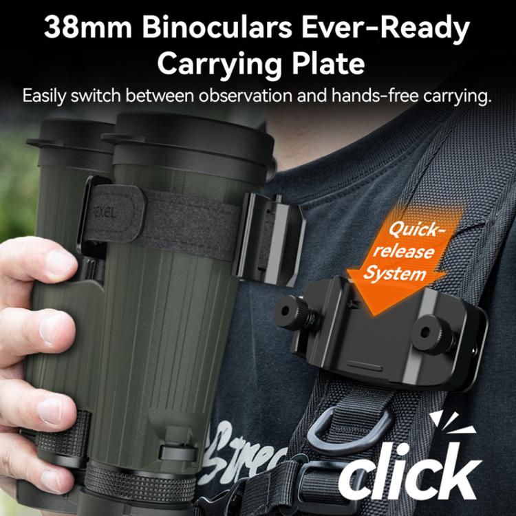 APEXEL BinoClamp Pro Montaje Binoculares 360 Grados