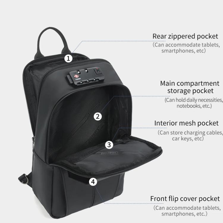 Tigernu TSA007 Antirrobo Bolsa Bandolera Para Hombre