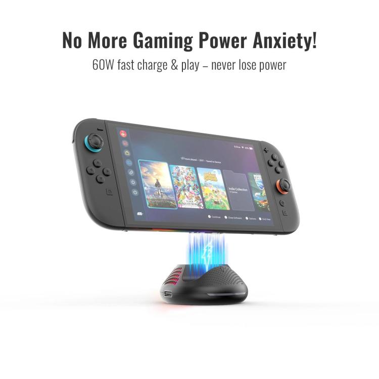 JYS Nintendo Switch 2 4K 60Hz Dock para TV 5In1 Hub Compatible con Switch