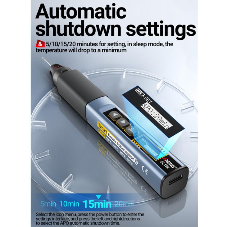 ANENG T658 Soldador Portátil 75W con Multímetro Digital