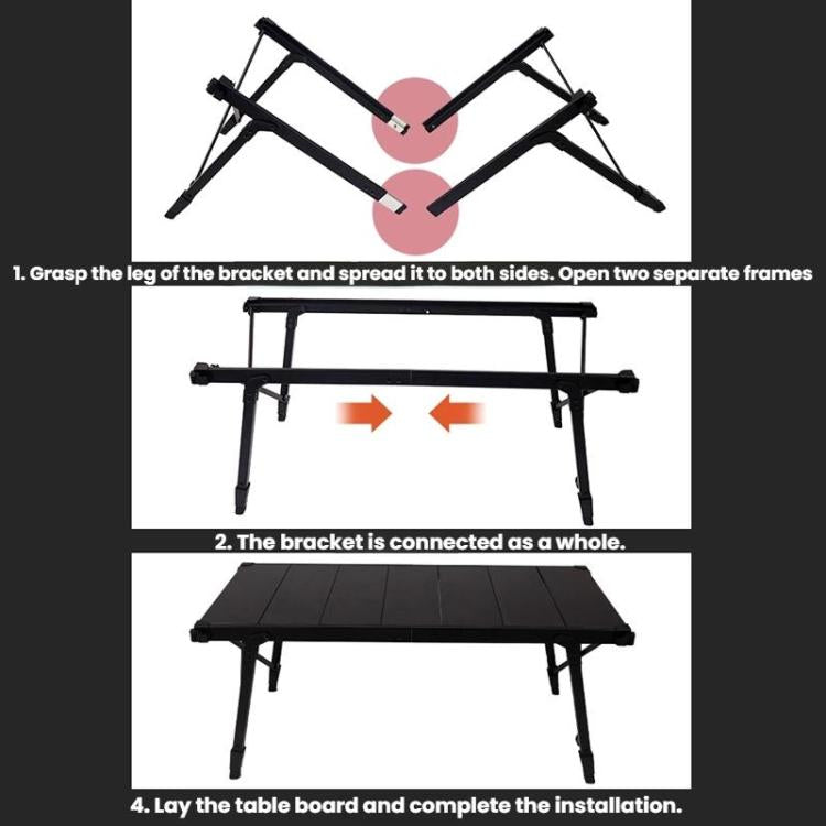 CLS Outdoor Egg Roll Table Camping Aluminio Ultraligero
