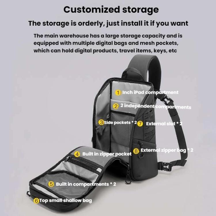 BANGE FW-227 Mochila De Pecho Ciclismo Outdoor Gran Capacidad