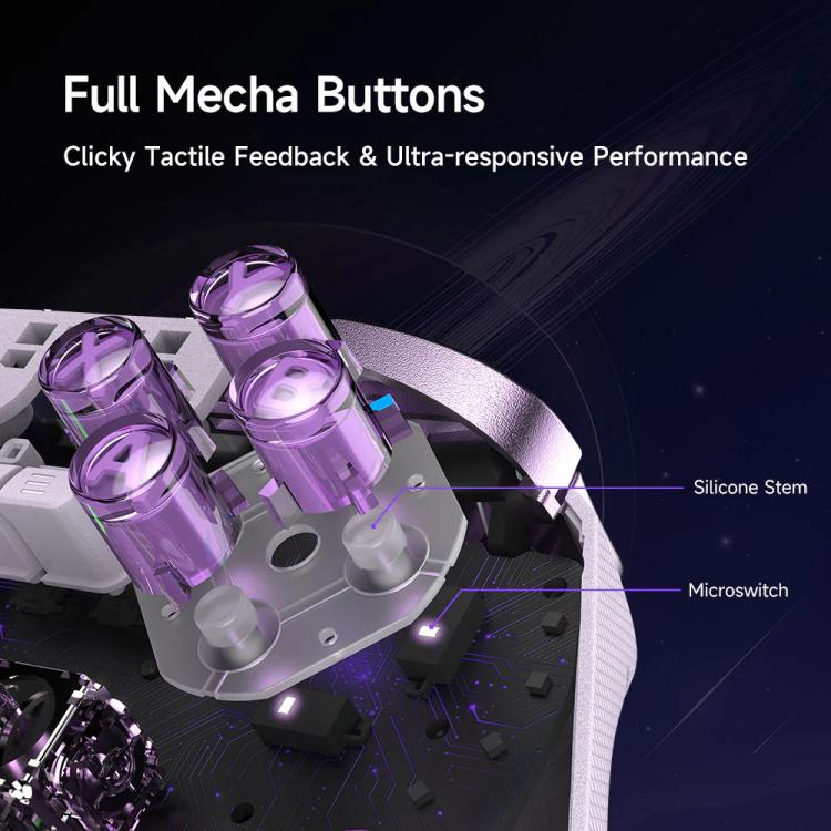 EasySMX D10 Mando Inalámbrico con Joysticks TMR Precisos
