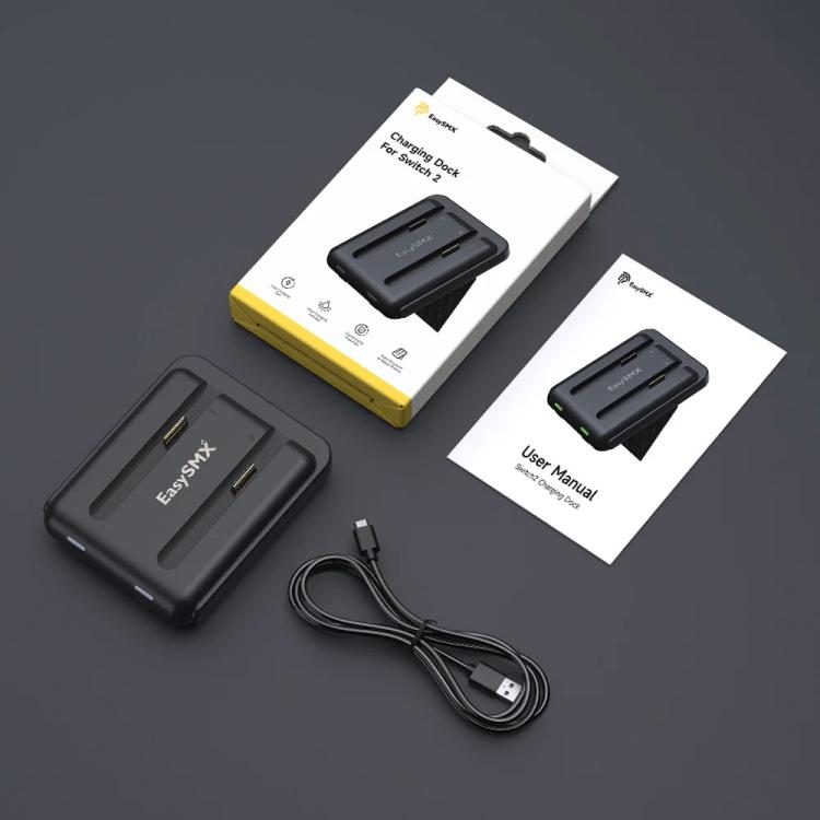 EasySMX Nintendo Switch 2 Joy Con Cargador Magnético