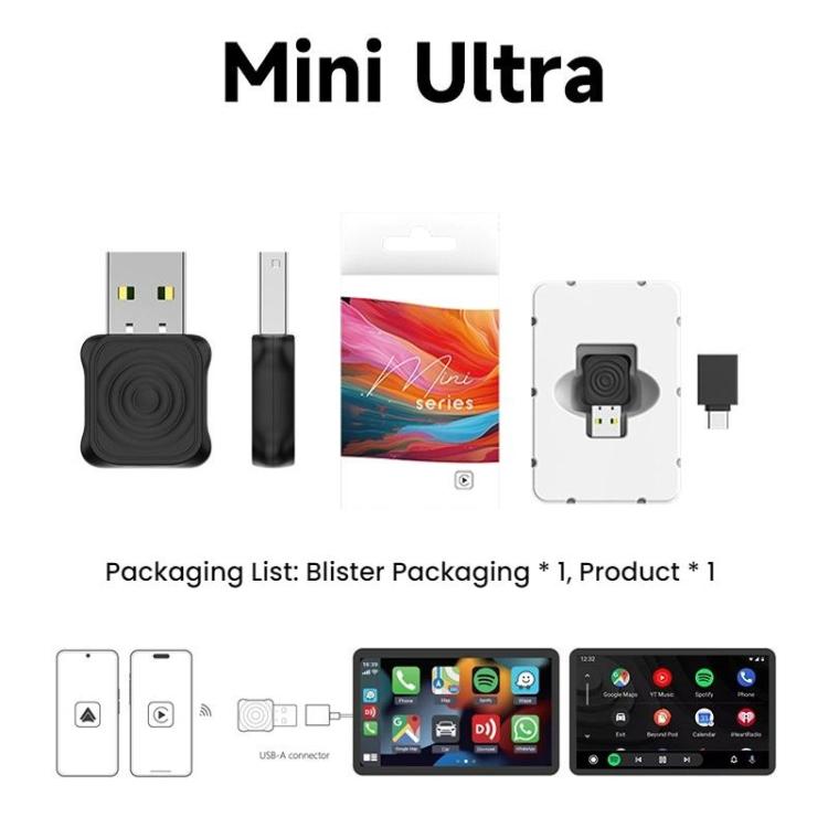 Carlinkit Original CarPlay Android Auto Inalámbrico Caja