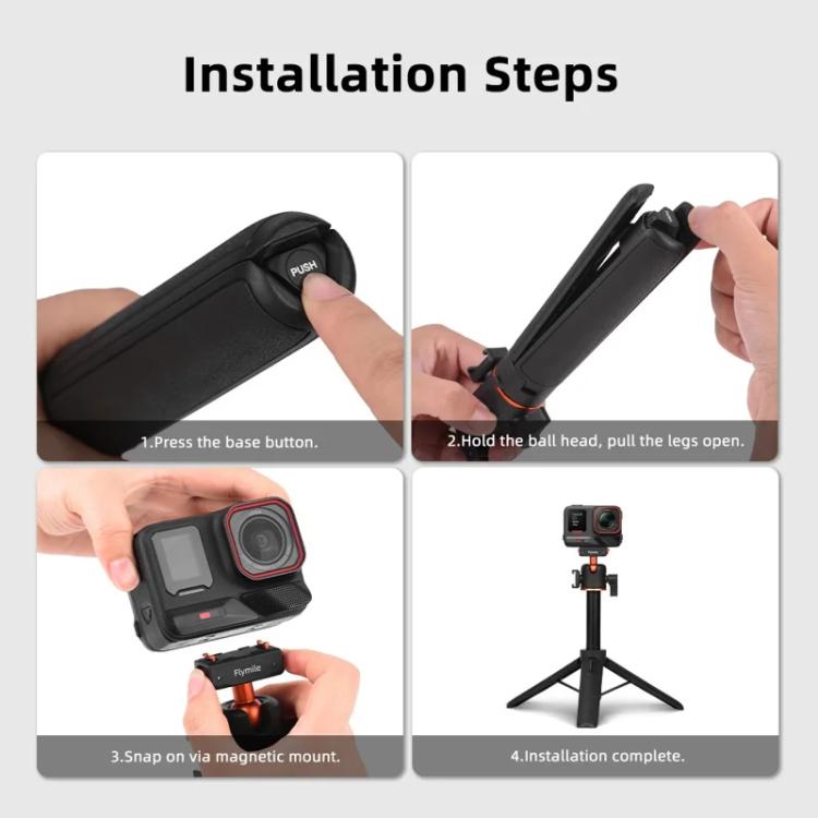 Flymile 20-54cm Trípodo Magnético Rápida Insta360 Ace Pro