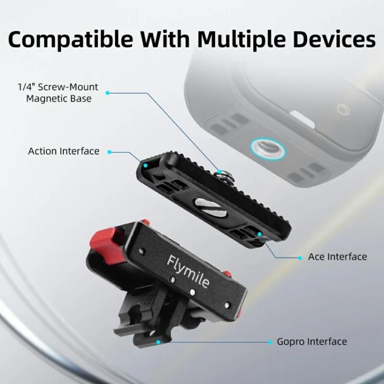 Flymile Base Magnética Liberación Rápida Insta360 Ace Pro
