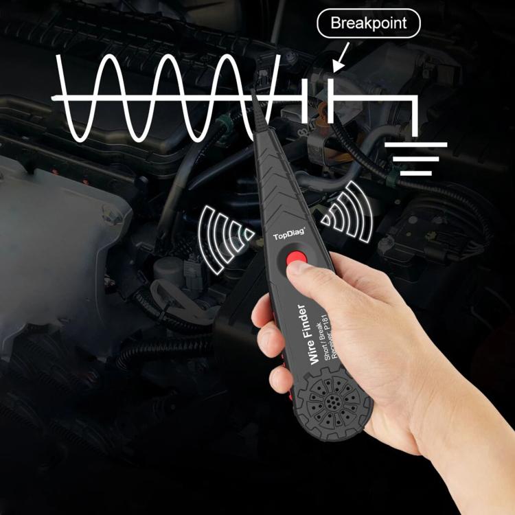 TopDiag P180P100 Localizador de Cables Automotriz Preciso
