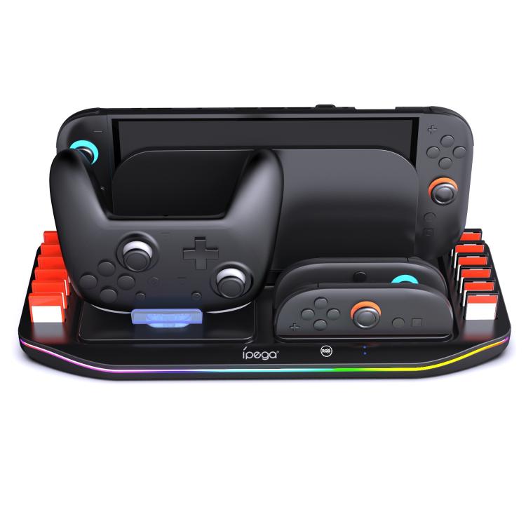 Ipega Switch 2 Dock Cargador Tres Ranuras Joy Con Pro