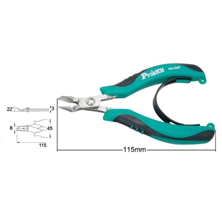 ProsKit PM396 Alicates Diagonales Acero Inoxidable