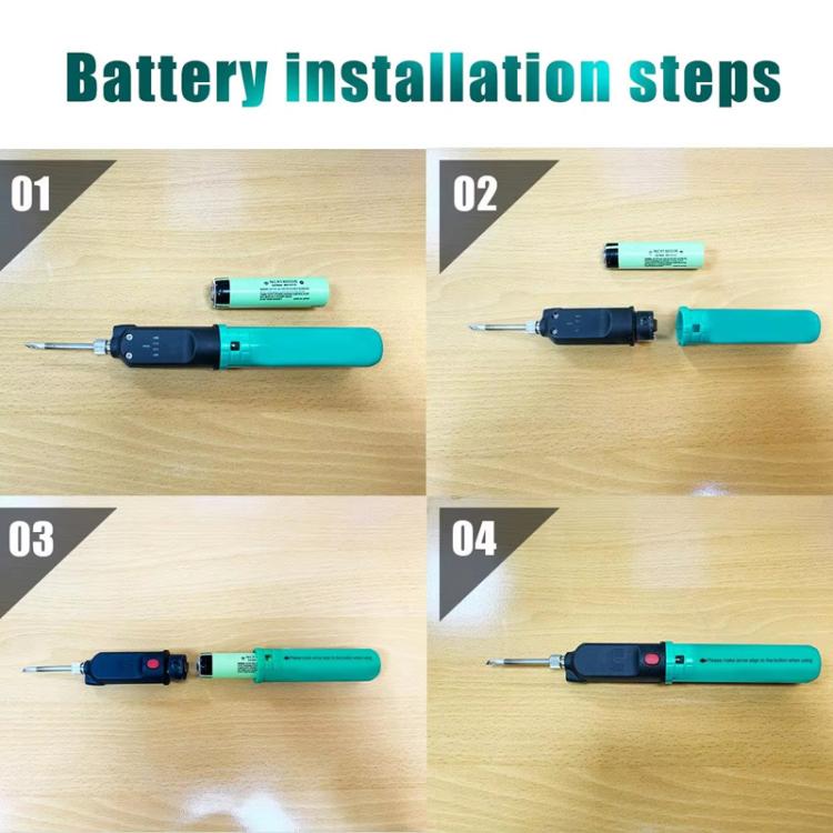 Solix Soldador Inalámbrico 12W Control Tactil Reparación
