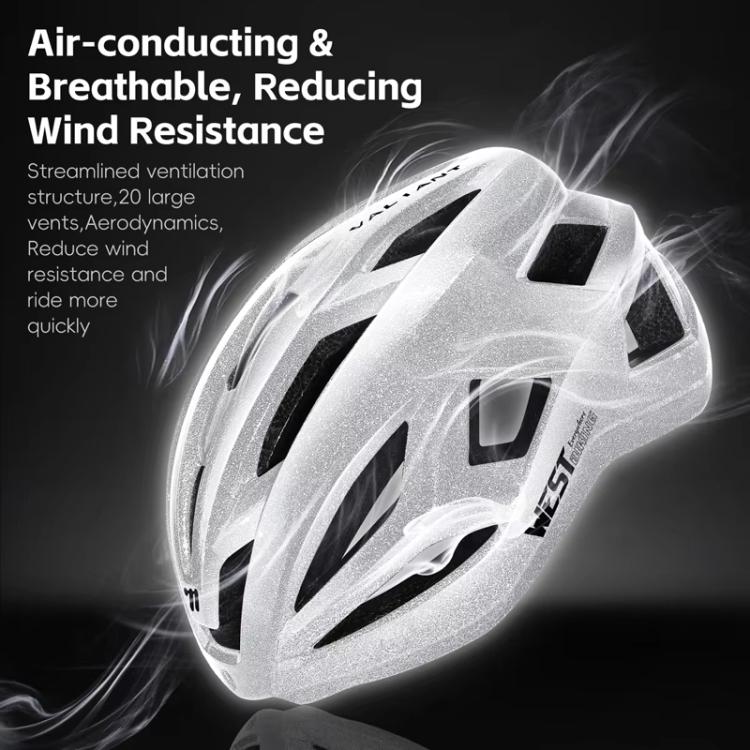 WEST BIKING Casco Ciclismo Unisex Visor Magnético Ligero