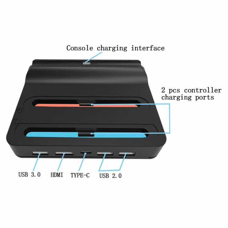 KJH Nintendo Switch 2 Estación de Carga 1080P 60Hz HDMI