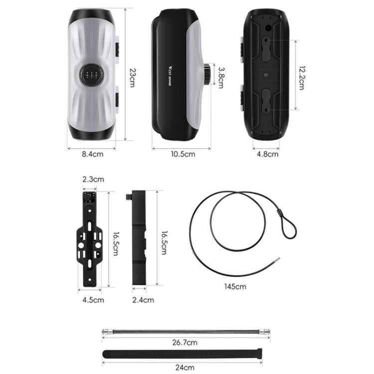 West Biking YP0719433 Bike Lock Box Combination Lock