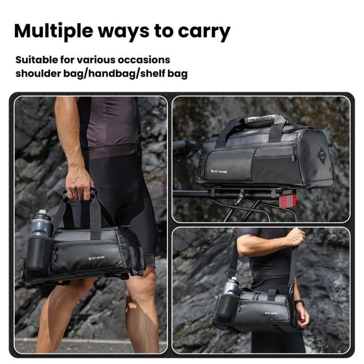 West Biking YP0707413 Pannier Multifuncional para Bicicleta