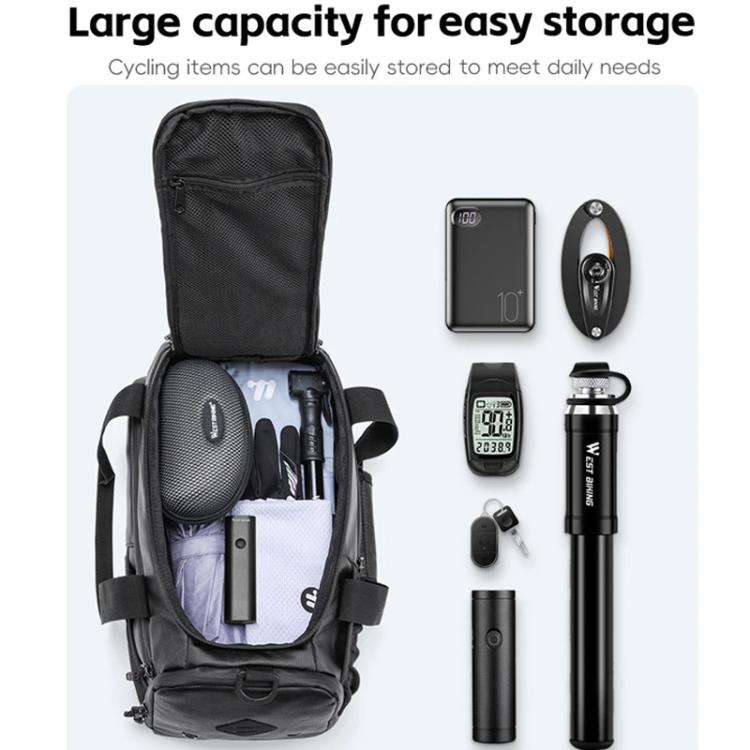 West Biking YP0707413 Pannier Multifuncional para Bicicleta