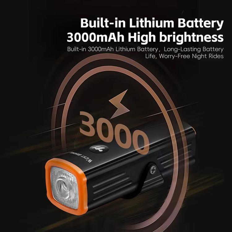 WEST BIKING YP0701473 Faro Bicicleta 3000mAh Alta Luz