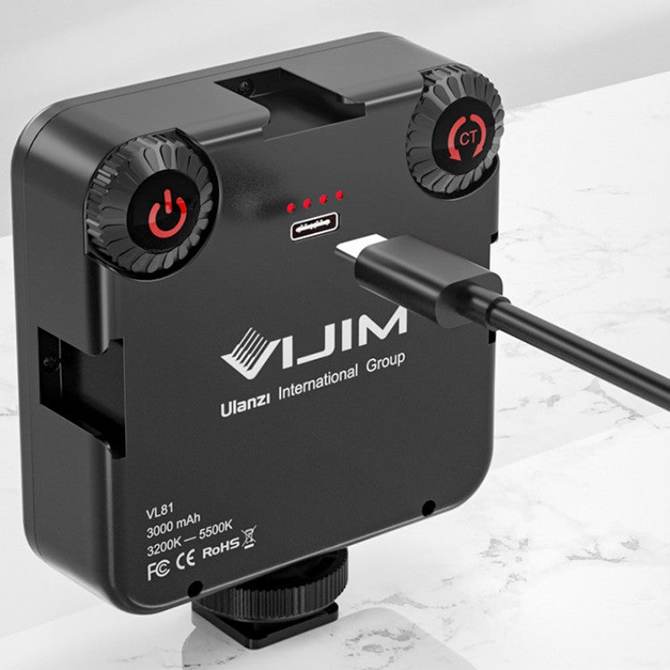 VIJIM VL81 Luz LED Portátil Para Grabación Doble Temperatura