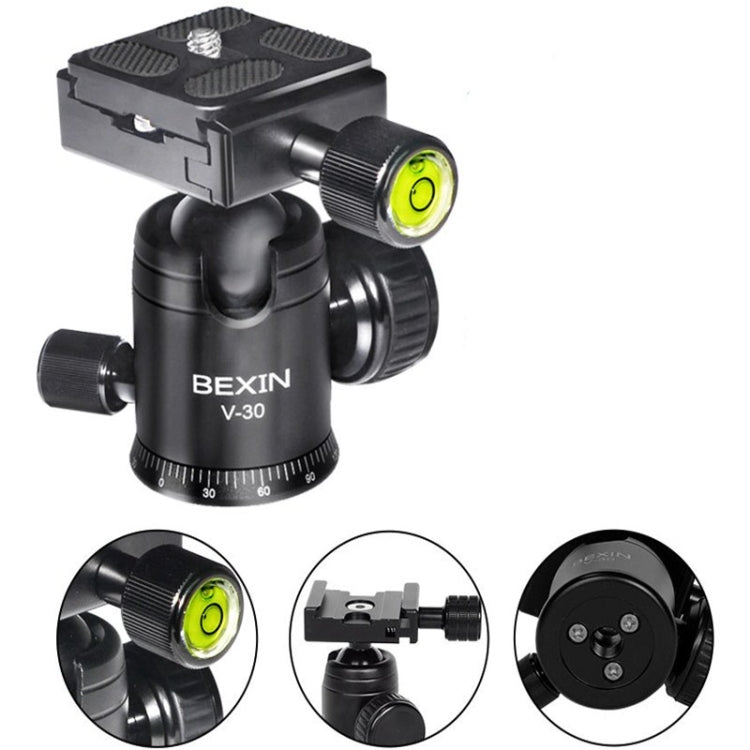 BEXIN Cabeza de Bola 30mm Trípode 360 Grados Fotografía
