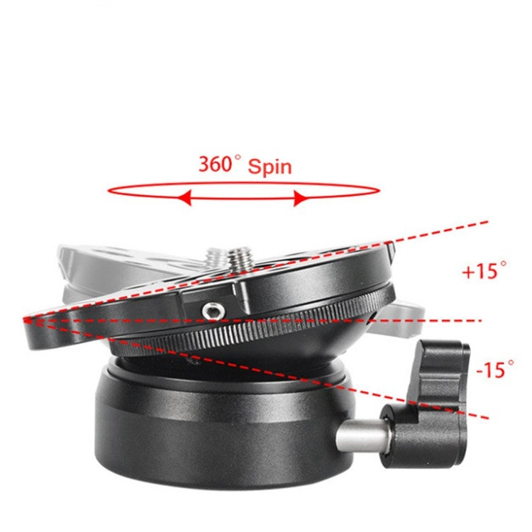 Benxin DY-60N Base Ajuste Horizontal Cámara 15 Grados