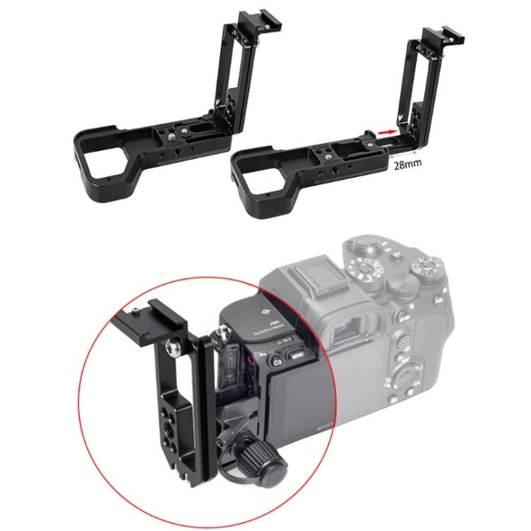 BEXIN A7R4 Accesorio Cámara Placa L Deslizante 28mm Pro