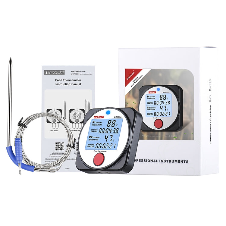 Wintact WT308A Termómetro Para Alimentos Alarma Remota