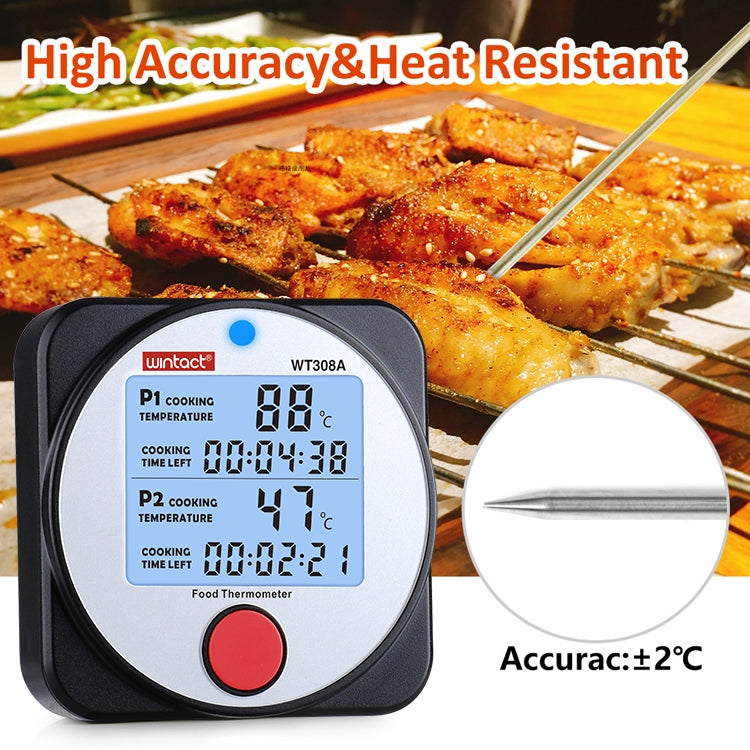 Wintact WT308A Termómetro Para Alimentos Alarma Remota