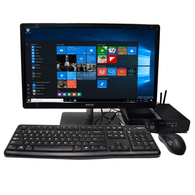 Hystou P05B-I7-5500U-2C Mini PC 8GB+256GB Fanless Compact