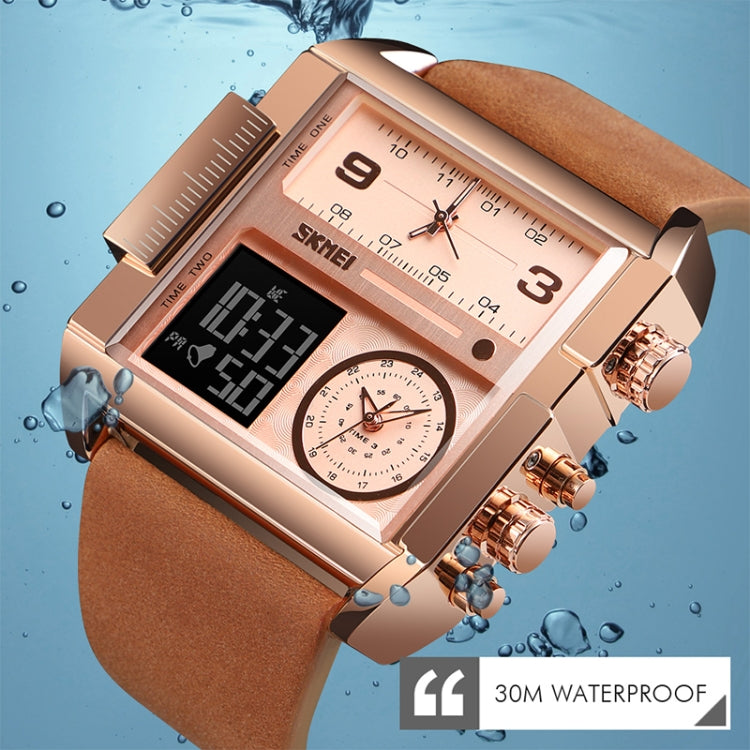 Skmei 1391 Reloj Digital de Negocios Impermeable 30 m
