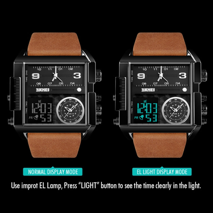 Skmei 1391 Reloj Digital de Negocios Impermeable 30 m