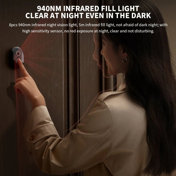 Xiaomi Smart Cat Eye 2 MJMY01BY Timbre Intercomunicador 3 MP y Batería de 8000 mAh