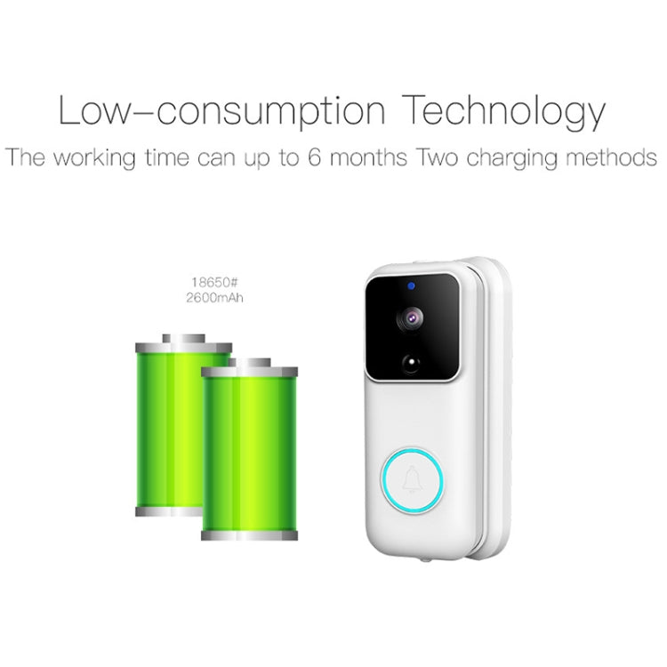 Anytek B60 Video Timbre 720P WiFi 2.4G PIR Minimalista