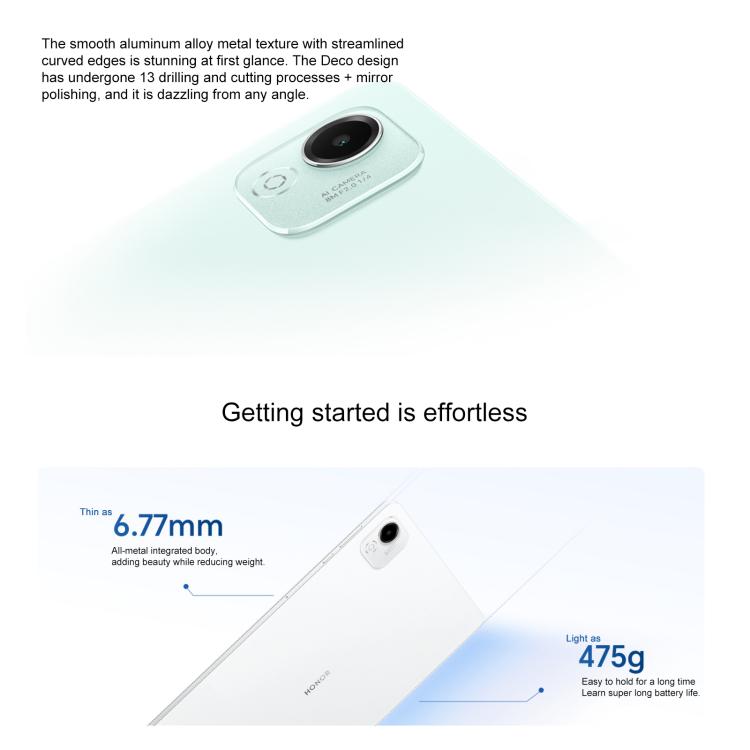 Tableta Honor Pad X9 Pro WiFi de 11,5 pulgadas, 8 GB + 128 GB, MagicOS 9.0, Qualcomm Snapdragon 685 Octa Core, 8GB+128GB